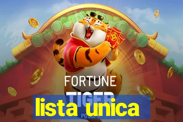 lista unica
